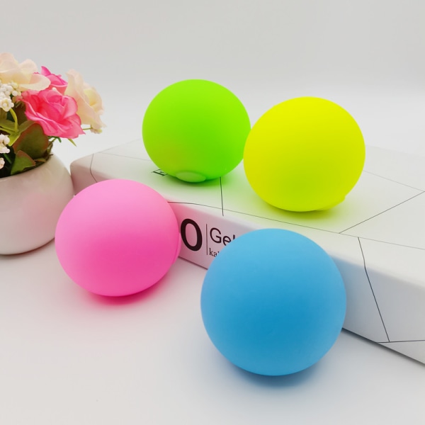 Färgskiftande stressbollar 4-pack - mjuka regnbågsstressbollar