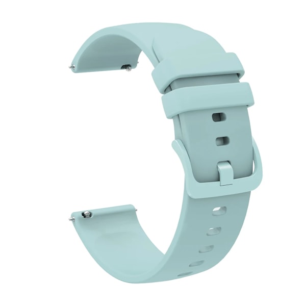 New 18mm 20mm 22mm Straps for Garmin Venu 2S Wristband Vivoactive 3 4S 4 Forerunner 245 645 Galaxy Watch 4 Classic 42 46mm Silicone Light green 18mm