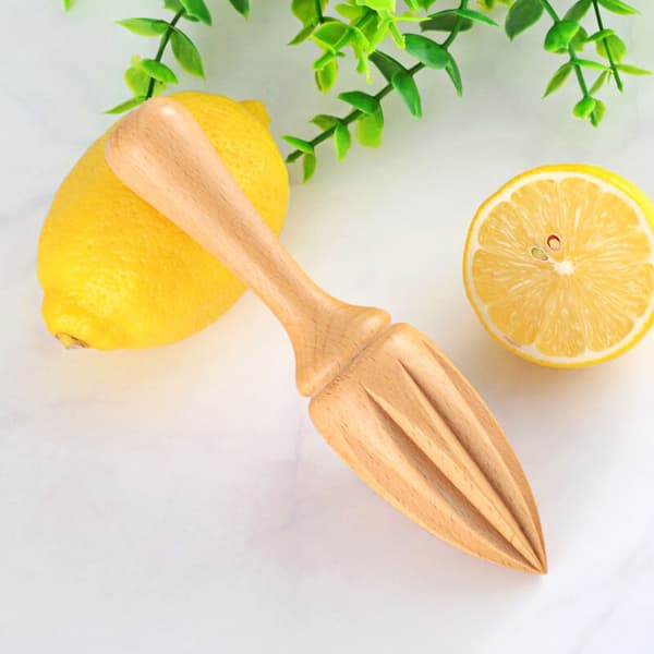 Cocktail Muddler i tre for sitronknusing, bøkemateriale