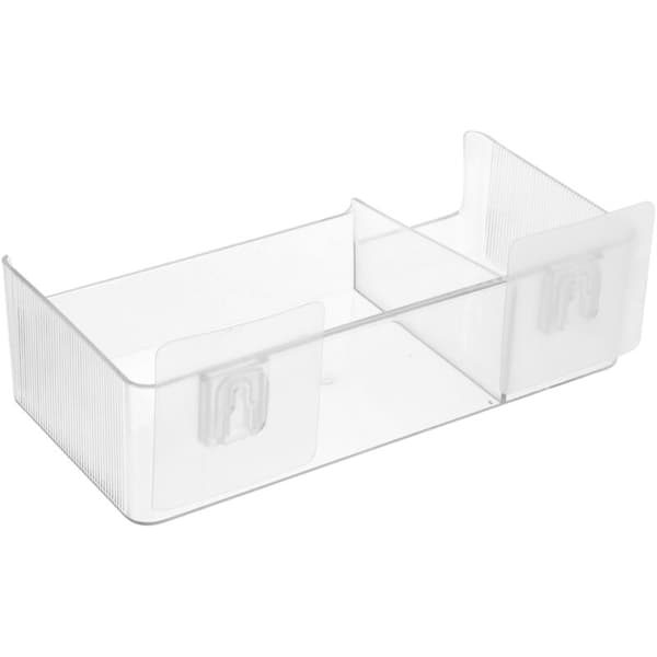 2-pack kylskåpsorganisatör, förvaringsbehållare för kylskåpsdörr