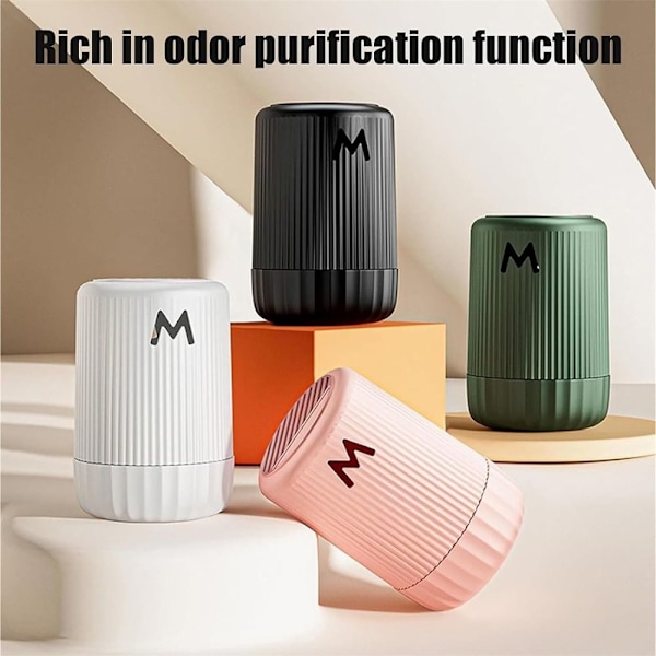 Aromaterapidiffuser för bil och hemmakontor, solid design Black