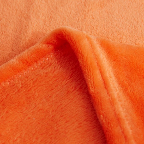 Enfärgad filt Coral Fleece Filt Present Luftkonditionering Filt Flanell Filt Yoga Cover Filt Kamel 50 * 70cm husdjursfilt