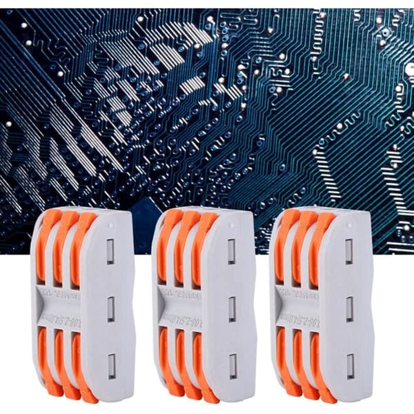 50st 1128AWG PCT-2-3 Kopplingsplint Orange Snabbkopplingsplint, DUBUNS