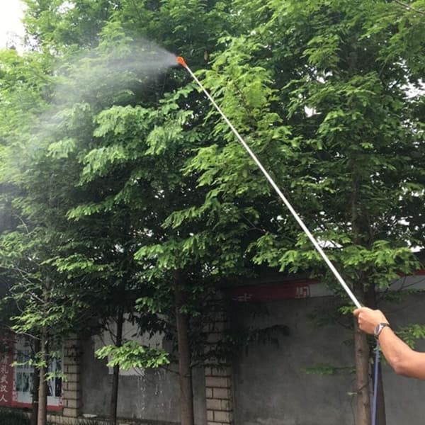2,6 m Sprayforlængerslange i rustfrit stål til have- og grøntsprøjte.