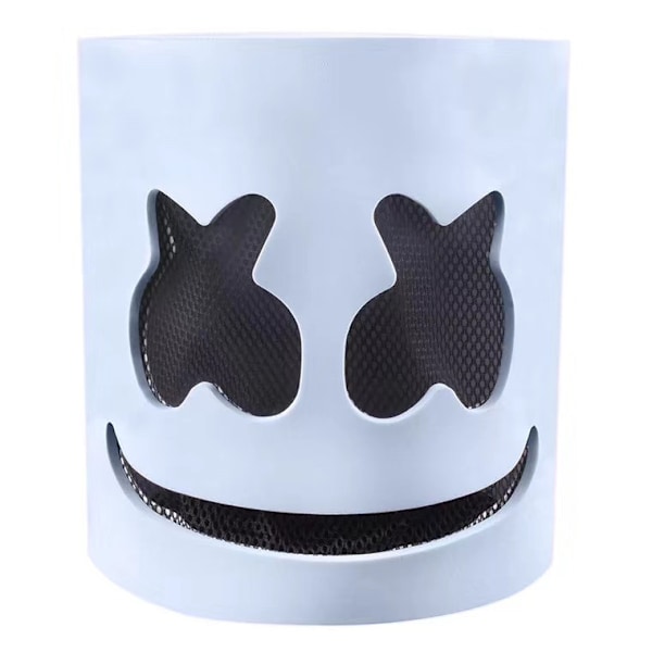 Marshmallow DJ hoveddækning LED lysende eva hoveddækning maske No light model