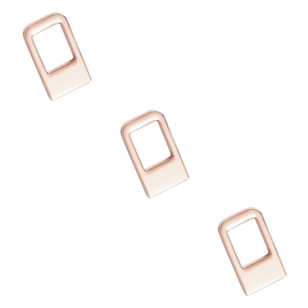 1/2/3 Bilsäkerhetsspänne Metallinsatskort För Byd Atto 3 Guld 1,9x3,4x0,3cm 3Set