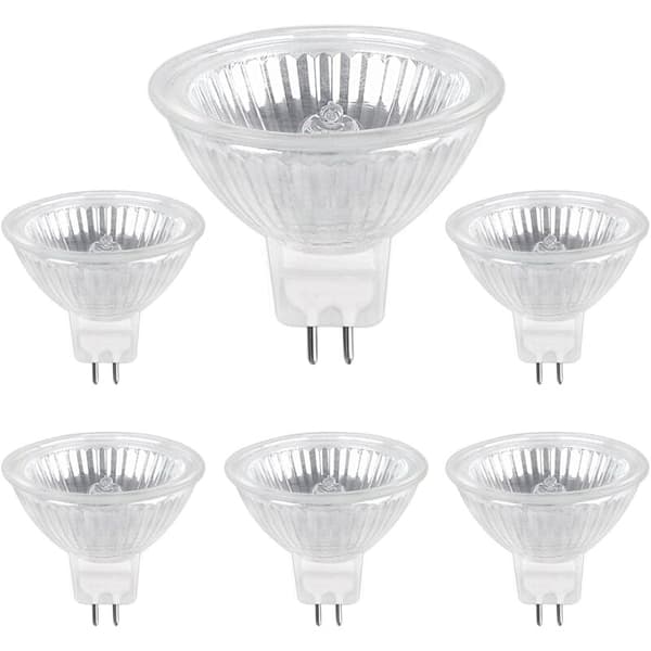 Gu5.3 halogenlampa 50w varmvit dimbar mr16 6-pack
