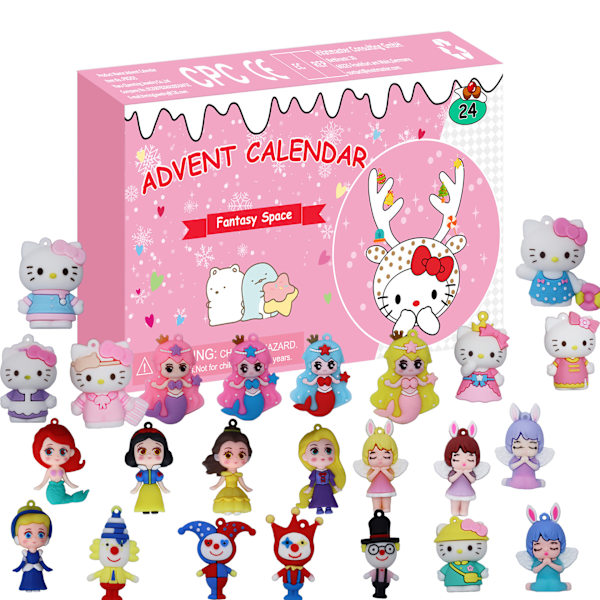 2024 ny pink blind box Nedtælling til jul blind box gaveæske 2024 new pink blind box