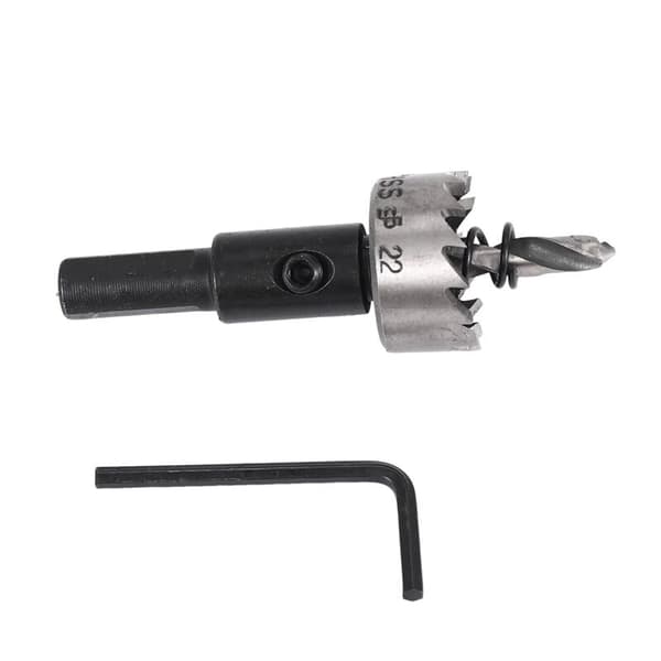 HSS hullsag stålboringssag trelegering metallkutter 22mm