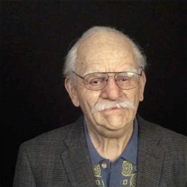 Halloween-gubbmask, äldre gubbe huvudbonader realistisk silikonmaskerad helhuvud knepig rekvisita Old Man Old Man