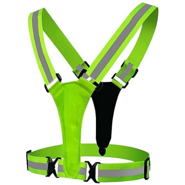 LED Refleksvest for Løping med Høy Synlighet, Oppladbart Lys for Gåing og Jogging