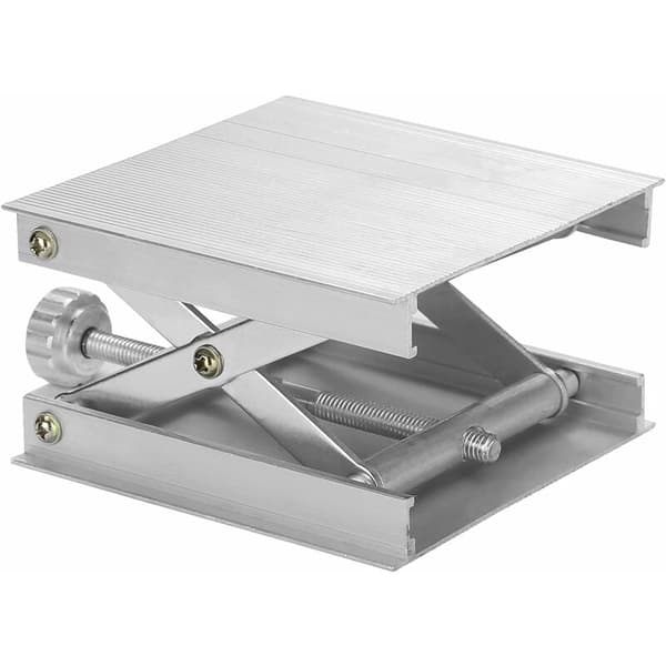 Justerbart laserpass lyftplattformfäste i aluminiumlegering, hållbar 62mm höjd