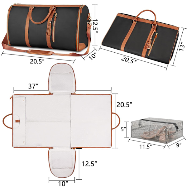 52*25.4*31.75 CM, Rejsetaske Let Bærbar Holdall Ov