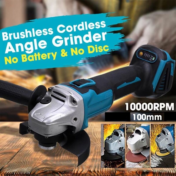 Professionell sladdlös vinkelslip (18 V, Ø 125 mm, skärdjup 33 mm, borstlös motor)