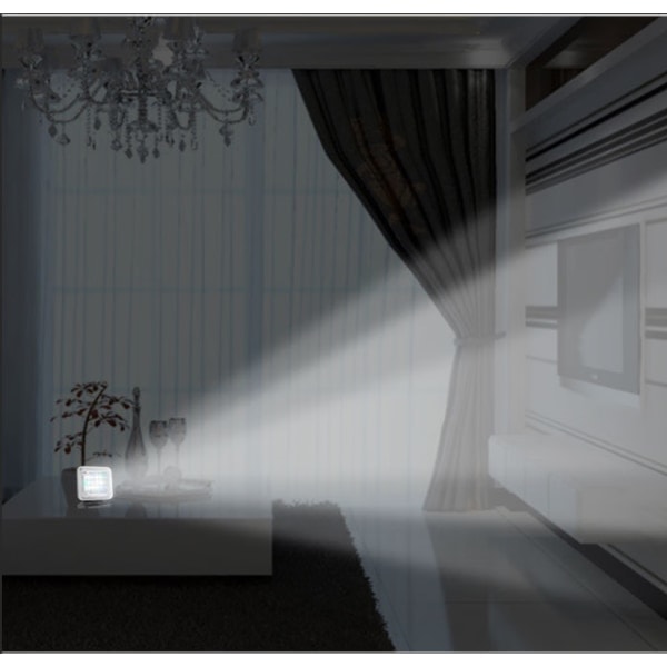 LED TV-simulator, gennem lyssimulering som tyverisikring, h