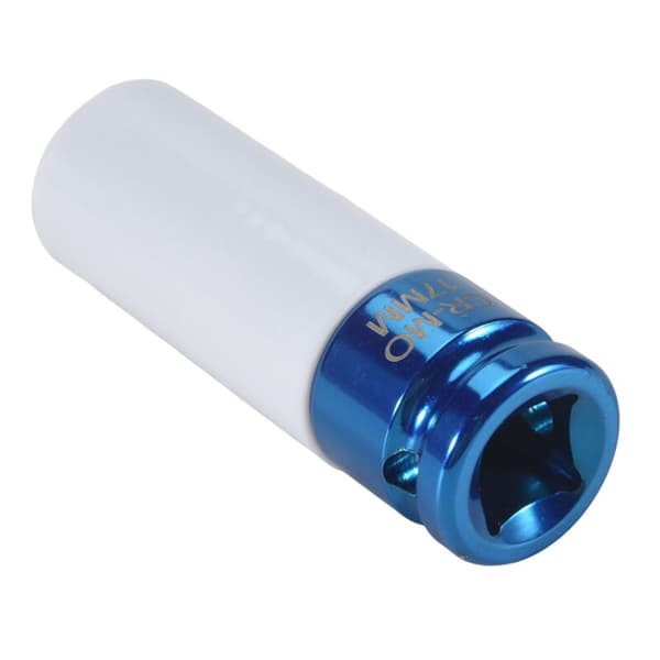 Lettmetallfelg 1/2\" Drive 17mm Dyp Vegg Sett Mutter Rør Blå