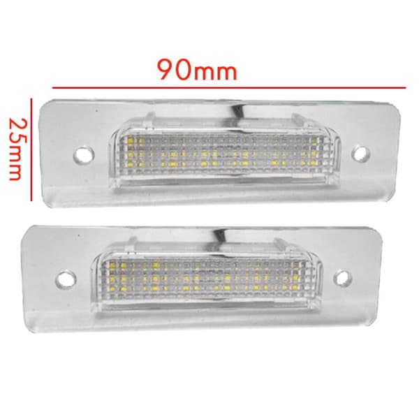 LED-registreringsskyltsbelysning bak för E30 E12 E28 E24 E23 E26, Biltillbehör 63261372766 63261354665