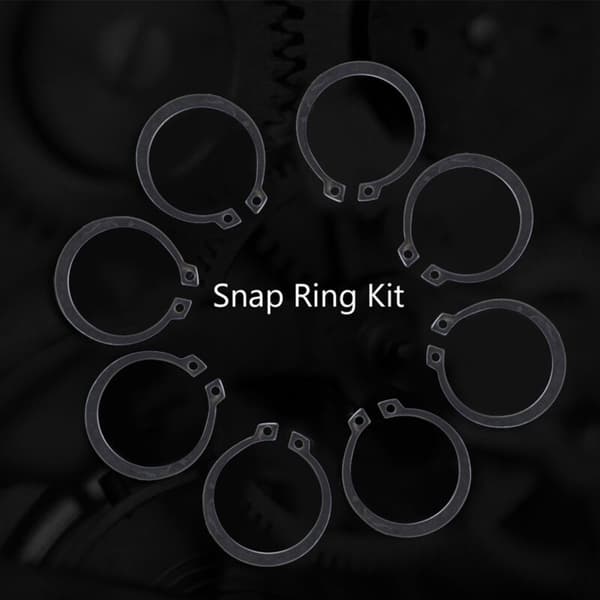 300st E-clip Externa låsringar Sortimentskit, 2-32mm E-clip Låsring Set, Kompatibelt med olika märken