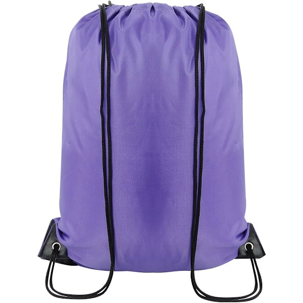 10 färger dragsko ryggsäck väskor säck pack snöre tote sport förvaring polyester väska för gym resor