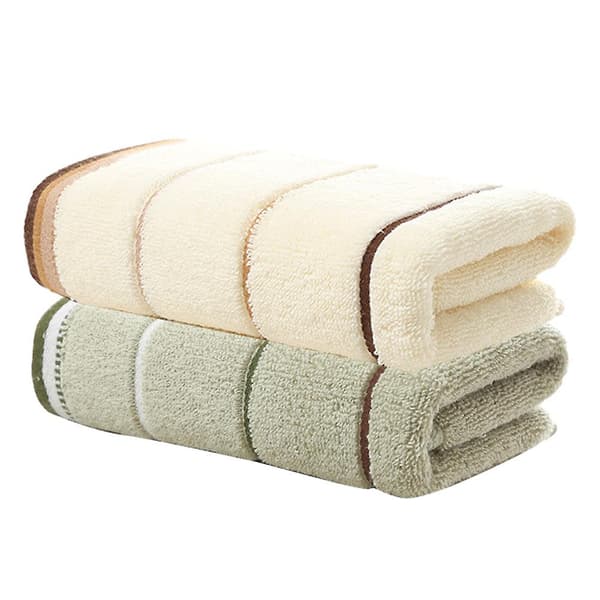 Bomulds Badehåndklæde Sæt 70x140cm, Meget Absorberende, Letvægt, 2-Dele style