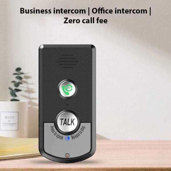 2-pack Trådlös Intercom, Långdistans Bärbar Intercom för Äldre, Rum-till-Rum Kommunikation, Ringklocka, Kompatibel med Philips