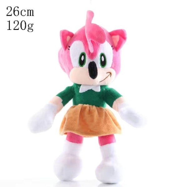 Ny Igelkott Super Sonic Plysch Leksak Docka Super Tals Sony Docka pink 30cm