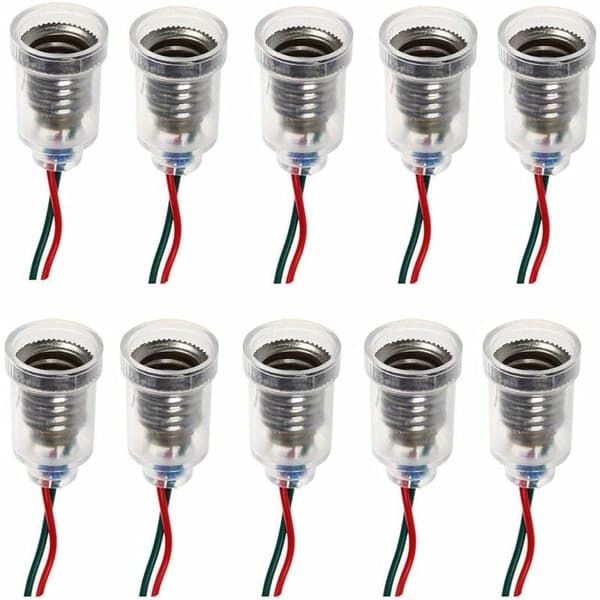LED-lampor liten ljus skruvbas för hemexperiment ljus tillbehör