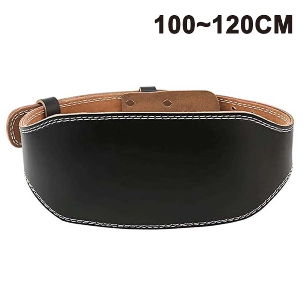 CDQ Leather Weight Belt for Men and Women - Durable - Black - L