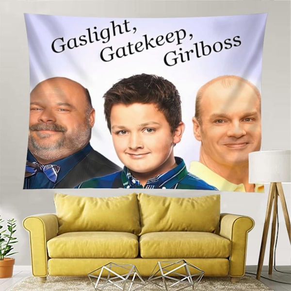 Rolig Meme Gobeläng Gaslight Gatekeep Girlboss Gobeläng Bertra
