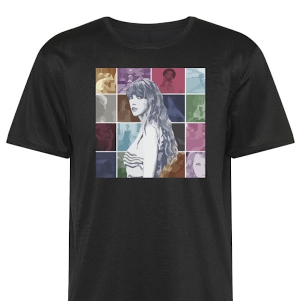 Træning T-shirt Taylor Swift - Farver Sort 5X-Large 5X-Large