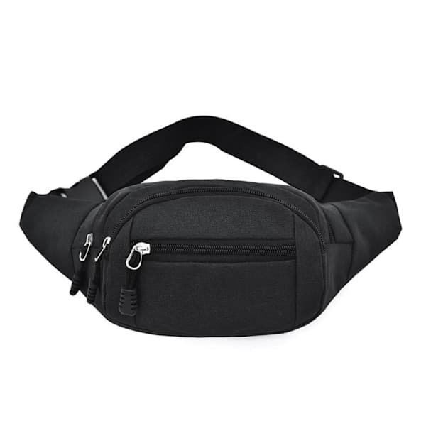 Mavetaske med flere rum Sort 1-pak Sort Sort