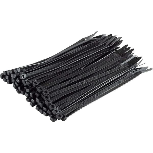 Nippuside, 100 kpl, musta, 200 x 4,8 mm