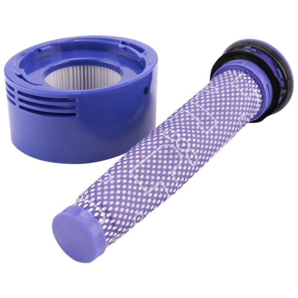 Förfilter + HEPA-kit efter filter för V7, V8 sladdlös dammsugare, Ersättningsförfilter och efterfilter