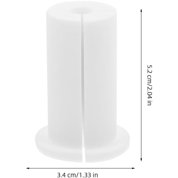 2-pack silikonkabelskydd för metallkablar