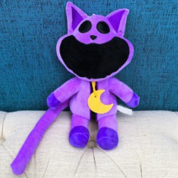 Ny Smiling Critters -plyschlelu, Rolig Smiling Critters -tyyny, Smiling Critters -plyysi Catnap -pehmolelu suosikkilahjat [DB] Lila