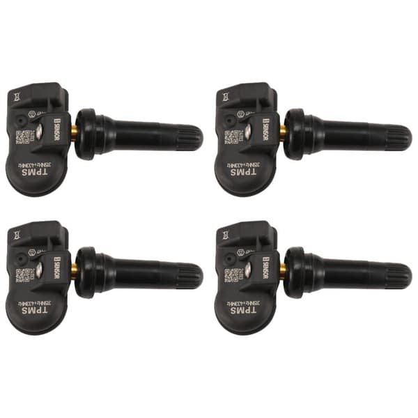 4 stk. TPMS Dekktrykksensor 315/433 MHz for - Svart