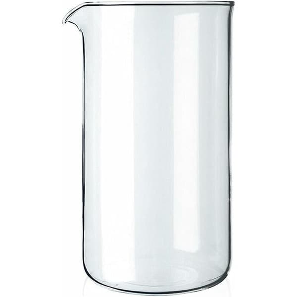 Erstatningsstempelglaskande 8 kopper, 1 liter, transparent, 10 cm diameter