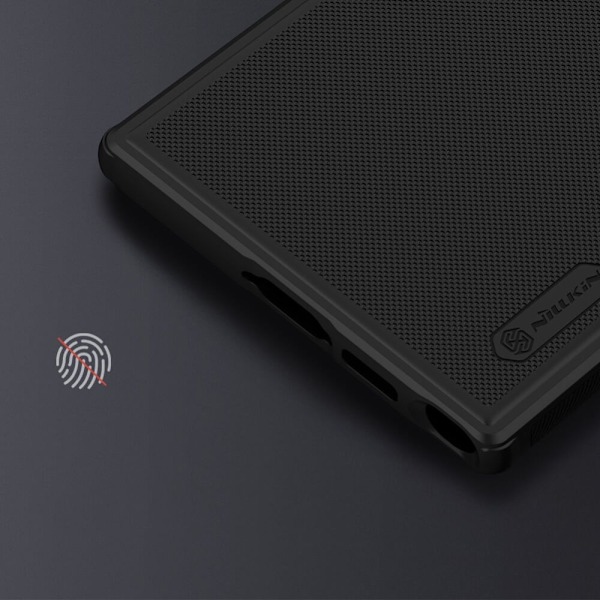 NILLKIN Samsung Galaxy S23 Ultra -kuori Frosted Shield Pro, musta 90