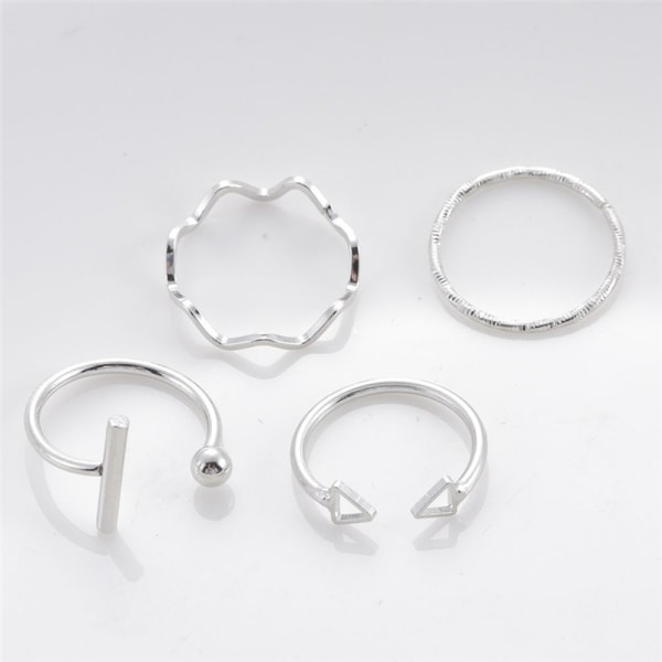 Moderne kvinders åbne ring led ring pinky ring sæt Amazon ZCW497