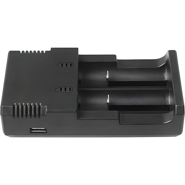 18650 Batterilader Universell Batterilader Intelligent Hurtiglading 2 Spors Hode