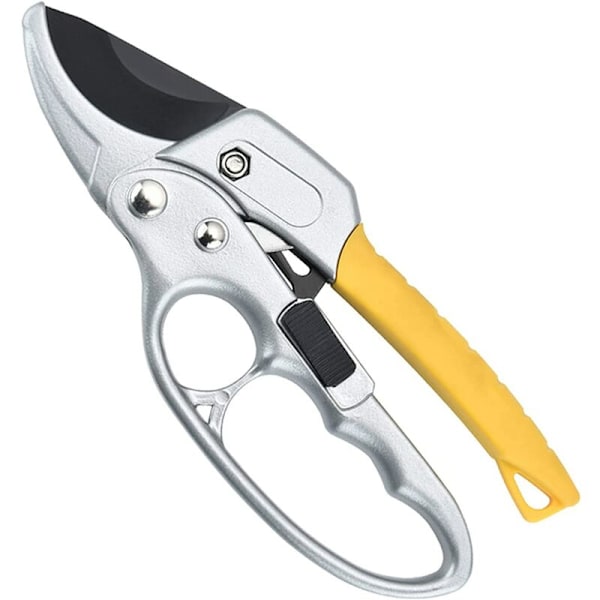 Trädgårdssax, Grind, Multipurpose, Stål, Silver/Gul