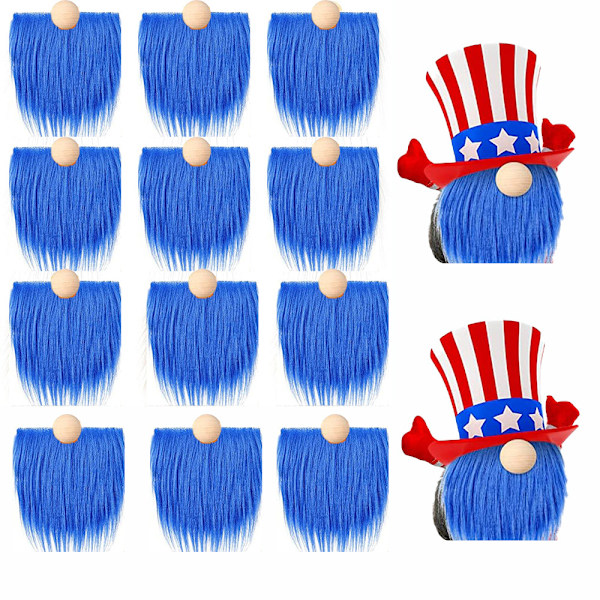 Rund träkula DIY handgjord dvärg dvärg prydnader ny produkt Royal blue