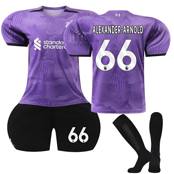 23-24 Liverpool Away Kids Football Shirt No. 66 Alexander-Arnold 16