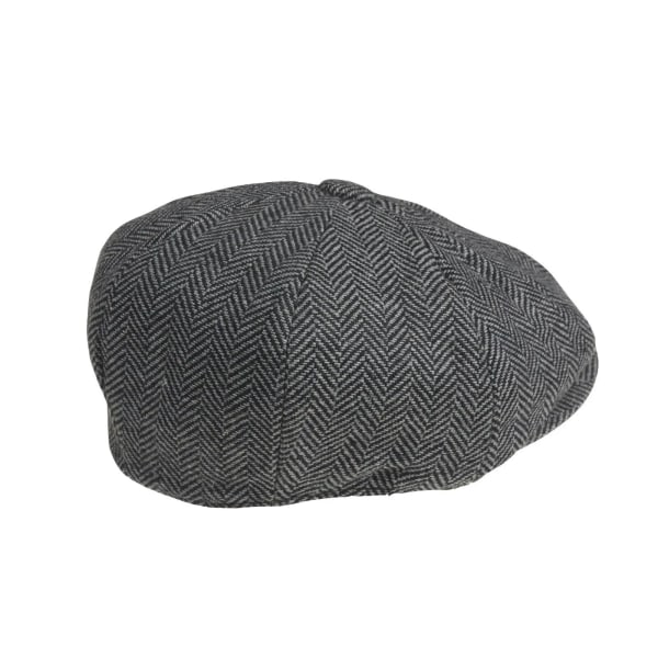 2023 Retro Newsboy Kepsar Herr Octagonal Hats Peaky Blinders Newsbo Black