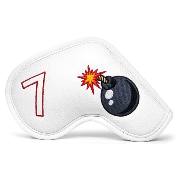 Golfkøllehovedbetræk Golf Wood Cover VIT L-TYPE L-TYPE Hvid L-Type-L-Type White L-Type-L-Type