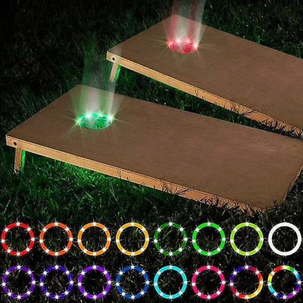 Cornhole Board Light 16 Farveændring-2stk 16 Color Change-2Pcs