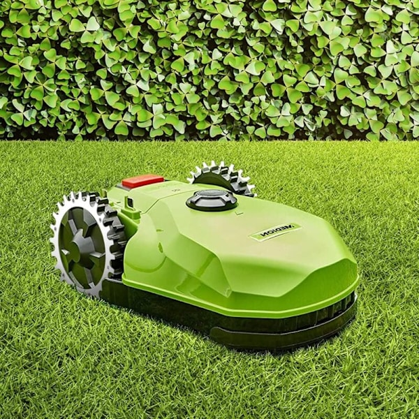 x Premium Rostfria Dubbar för Worx S/M Modell, 2X Rostfria Skruvspikar Traction Enhancer, Robotgräsklippare Hjulstorlek 205mm