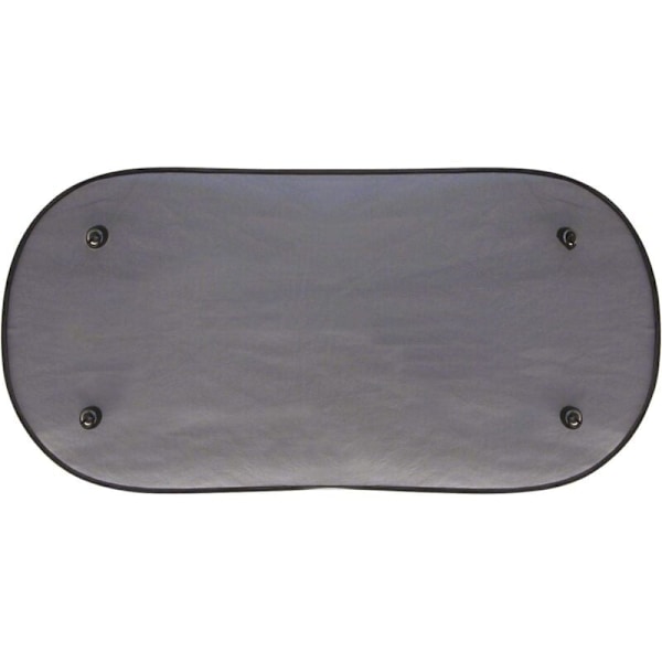 Solskyddsgardin med sugproppar baktill, Svart, 100 x 50 cm