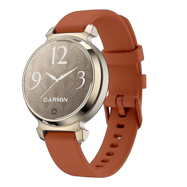 Silikoniranneke Garmin Lily 2 -kelloon Mocha Brown