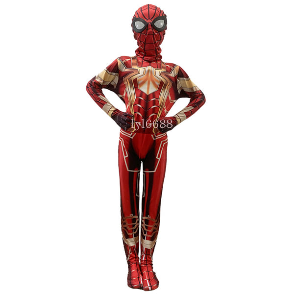 Halloween-kostym för barn, superhjälte Spider-Man tights Homecoming Expedition Iron Man-dräkt Iron Spider-Man 02 XXL